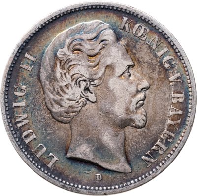 купить Германская Империя, Бавария 5 марок (mark) 1875