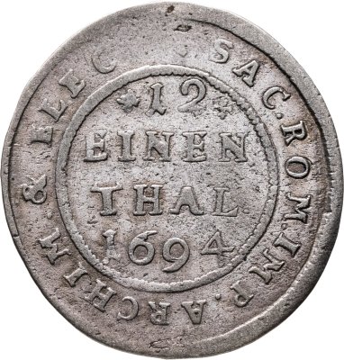купить Саксония 1/12 талера (thaler) 1694