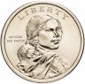 Купить США 1 доллар (dollar) 2019 D  "Коренные Американцы - Космическая Программа"
