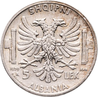 купить Албания 5 леков (leke) 1939