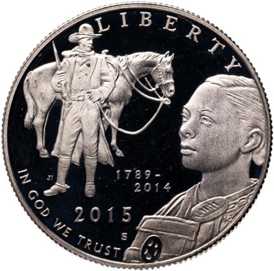 купить США 50 центов (1/2 доллара, half dollar) 2015 "225 лет Службе маршалов США" знак монетного двора: "S" - Сан-Франциско