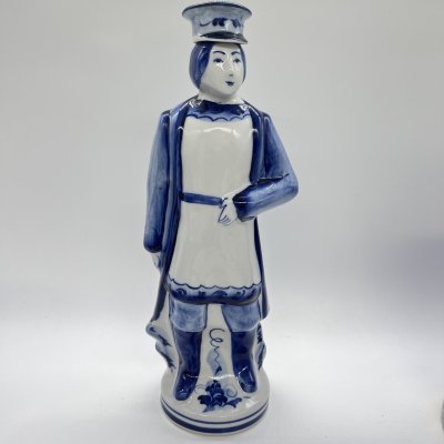 купить Штоф "Купец", авт. Рысина, фарфор, роспись, Россия, 1990-2010 гг.