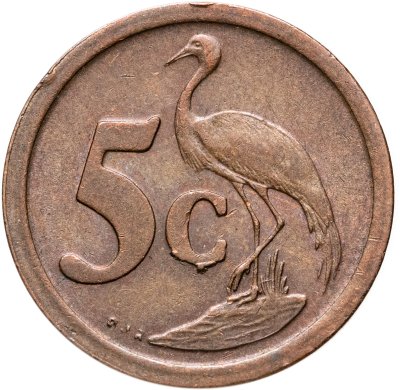 купить ЮАР 5 центов (cents) 1992