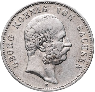 купить Германская империя, Саксония 5 марок (mark) 1904