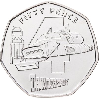 купить Гернси 50 пенсов 2022 "60-летие Громовых птиц - Громовая птица 4"