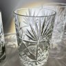 Купить Стаканы с растительным декором на 4 персоны, хрусталь, пресс, Россия, 1980-2000 гг.