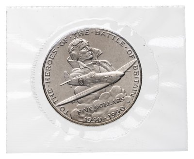 купить Маршалловы острова 5 долларов 1990 «Герои битвы за Британию»