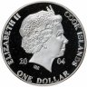 Купить Острова Кука 1 доллар 2004 История Азии - Махатма Ганди