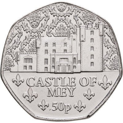 купить Джерси 50 пенсов (pence) 2025 "Королевская резиденция - Замок Мэй"