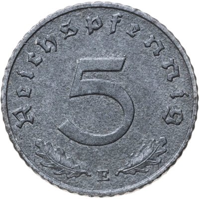 купить Германия (Третий рейх) 5 рейхспфеннигов (reichspfennig) 1944 E