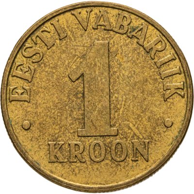 купить Эстония 1 крона (kroon) 2000