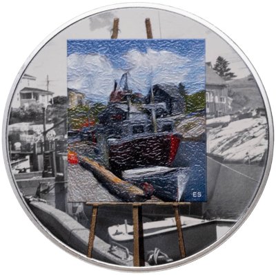 купить Канада 20 долларов 2017 "На открытом воздухе: Морские воспоминания" в футляре, с сертификатом