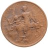 Купить Франция 5 сантимов (centimes) 1898  Женское лицо обращено вправо