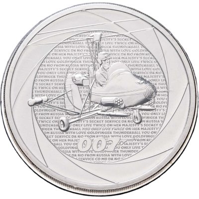 купить Великобритания 5 фунтов 2023 "60 лет Джеймсу Бонду 007. Живешь только дважды /Маленькая Нелли" в коинкарте