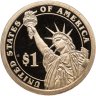 Купить США 1 доллар (dollar) 2014 S "29-й президент США - Уоррен Гардинг", знак монетного двора "S" - Сан-Франциско