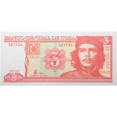 купить Куба 3 песо 2004 "Эрнесто Че Гевара"