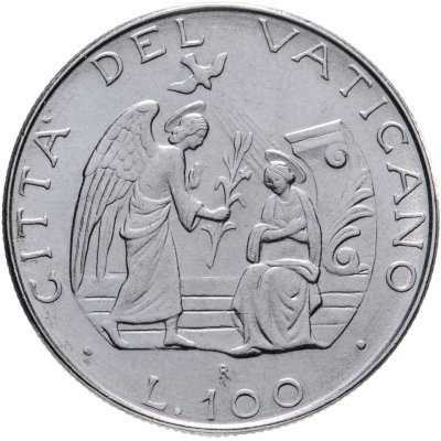 купить Ватикан 100 лир 1987