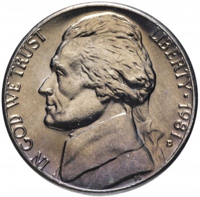 купить США 5 центов (cents) 1938-2003 Jefferson Nickel (Джефферсон), случайный год