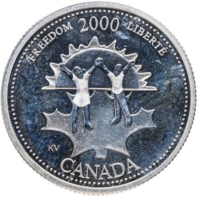 купить Канада 25 центов 2000 "Миллениум - Свобода"