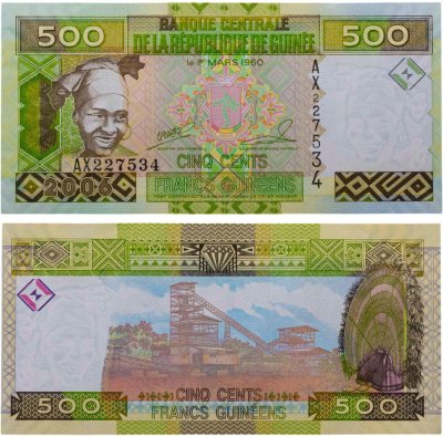 купить Гвинея 500 франков 1960 (2006)