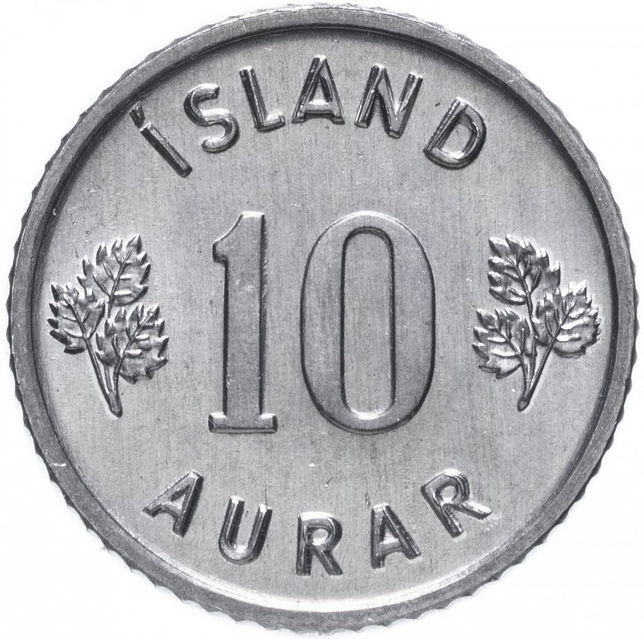 купить Исландия 10 эйре (aurar) 1974