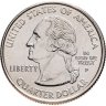 Купить США 1/4 доллара (квотер, 25 центов) 2008 P "Штат Оклахома"
