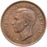 Купить Австралия 1/2 пенни (penny) 1939-1952  (Король Георг VI)