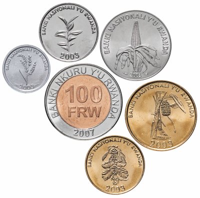 купить Руанда набор монет 2003-2011 (6 шт)