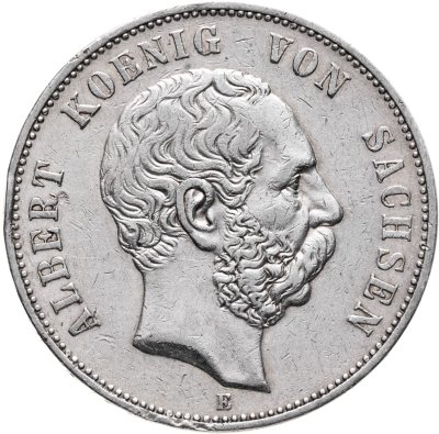 купить Германская империя, Саксония 5 марок (mark) 1901