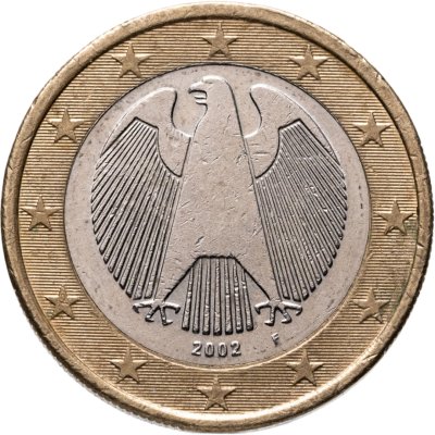купить Германия 1 евро (euro) 2002 F