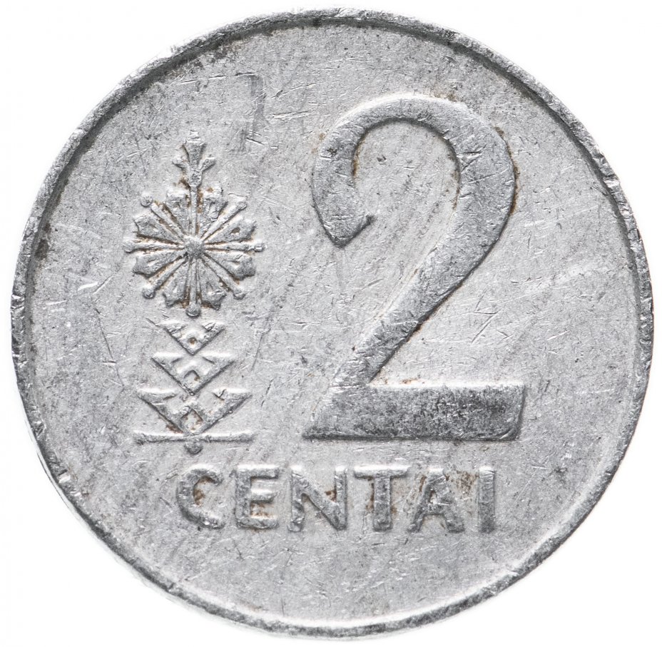 купить Литва 2 цента (centai) 1991