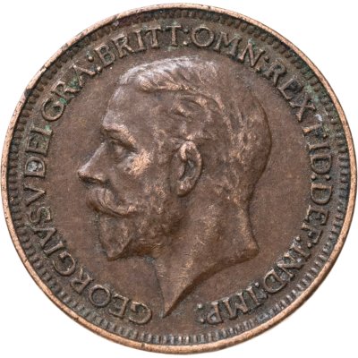 купить Великобритания 1 фартинг (farthing) 1928