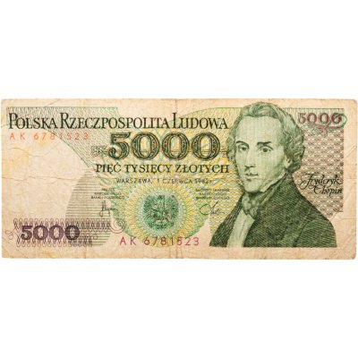 купить Польша 5000 злотых 1982