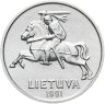 Купить Литва 5 центов 1991