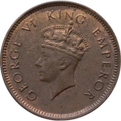 купить Британская Индия 1/4 анны (anna) 1939