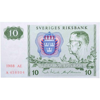 купить Швеция 10 крон 1988 года