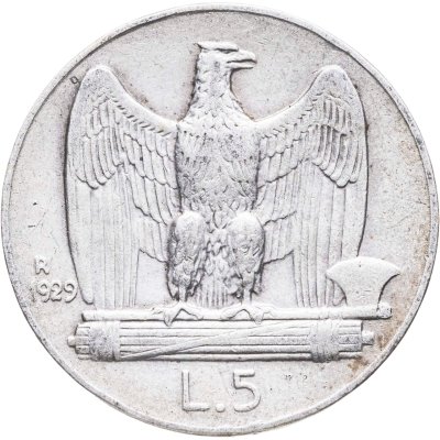 купить Италия 5 лир 1929