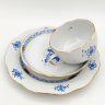 Купить Трио чайное, выполненное в фирменном дизайне "Chinese Bouquet" ("Apponyi Blue"), фарфор, роспись, золочение, Herend (Херенд), Венгрия, 1960-1990 гг.