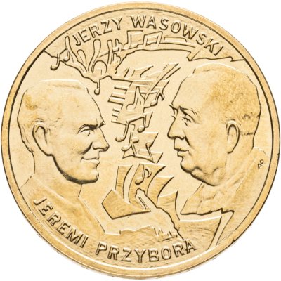 купить Польша 2 злотых 2011 "Иеремия Пржибора, Ежи Васовский (Jeremi Przybora, Jerzy Wasowski)"