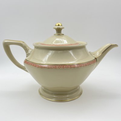 купить Чайник заварочный, украшенный растительным орнаментом, фарфор, деколь, золочение, Rosenthal (Розенталь), Германия, 1941 г.