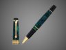 Купить Ручка-роллер Aurora Optima Auroloide, Emerald green GT, в подарочной коробке, Покрытия: позолота, позолота, смола, 2026 г.