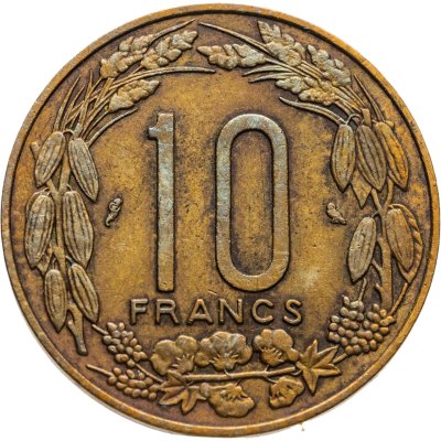 купить Экваториальная Африка и Камерун 10 франков (francs) 1962