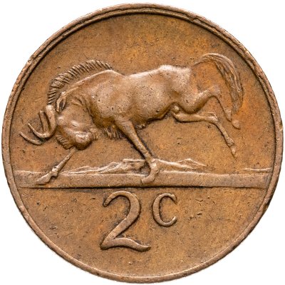 купить ЮАР 2 цента (cents) 1980