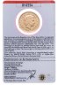 Купить Великобритания 1 соверен (sovereign) 2014 UNC с портретом королевы Елизаветы - святой Георгий с драконом в официальном буклете