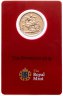 Купить Великобритания 1 соверен (sovereign) 2014 UNC с портретом королевы Елизаветы - святой Георгий с драконом в официальном буклете