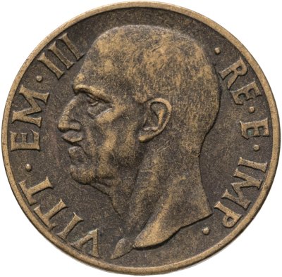 купить Италия 10 чентезимо (centesimi) 1939, король Эммануил III (период Муссолини)