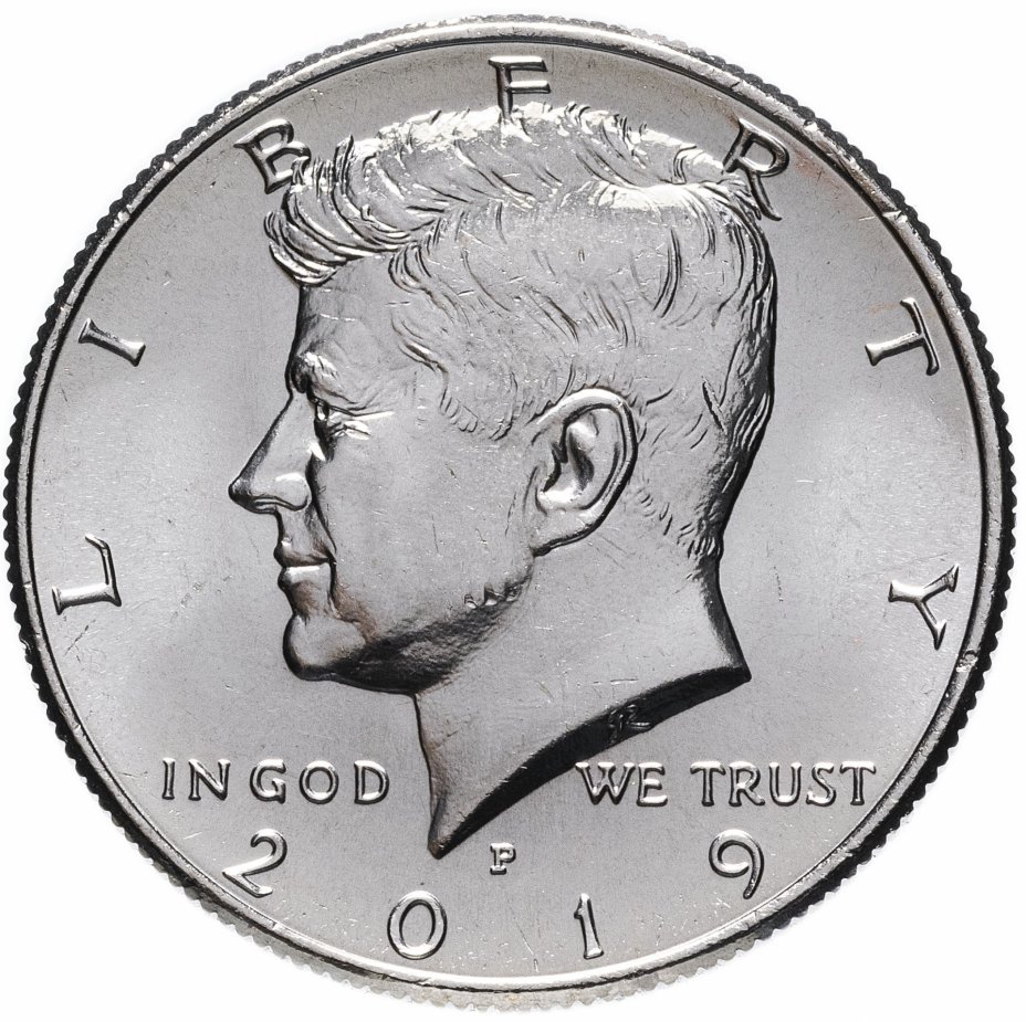 купить США 50 центов (1/2 доллара, half dollar) 2019 P "Kennedy Half Dollar (Кеннеди)"