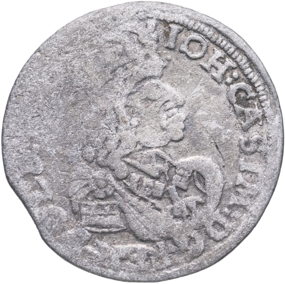 Монета речь Посполитая Ян Казимир 6 грошей (шостак) 1650-1668 ...