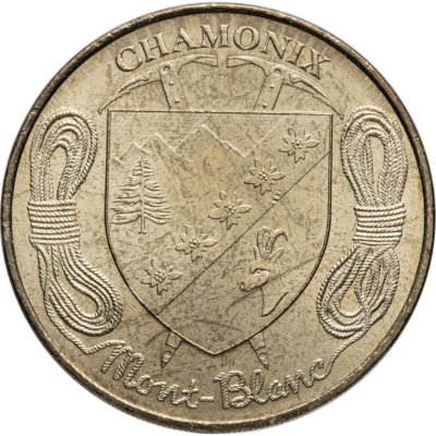 купить Франция туристический жетон "Шамони" 2010