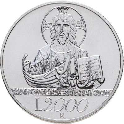 купить Италия 2000 лир (lire) 1998 "Миллениум - Вера"